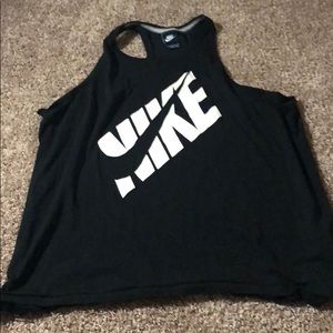Black Nike workout tank top